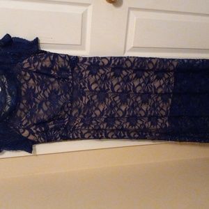 Royal  Navy  Blue dress